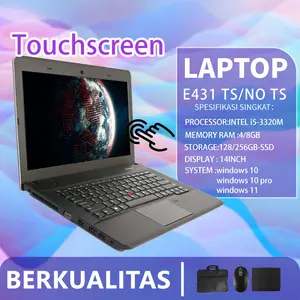 Laptop E431 Touchscreen Core i5 Gen3 Ram 4/8gb HDD 320/500GB SSD 128/256GB