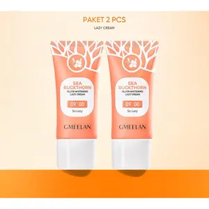 GMEELAN Lazy Cream Krim Pemutih Wajah Moisturizer 30g Niacinamide Gluta Pelembab Wajah Day Cream Night Cream