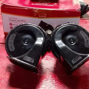 Paket Klakson Keong Set Modul Putus Putus 12v 24v Klakson Mobil & Motor FULL HITAM