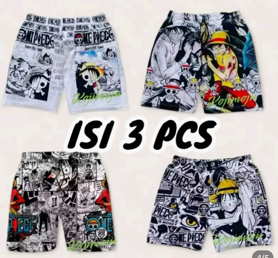 CELANA BOXER PENDEK PRIA SANTAI DEWASA 30 Rb DAPAT 3 PCS Shorts Motif Distro Surfing