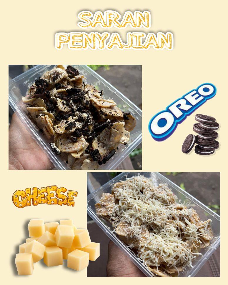 Ekslusif Kripik Pisang Lumer Rasa Tiramisu Lezat dan Renyah (TIRAMISU 500ml)