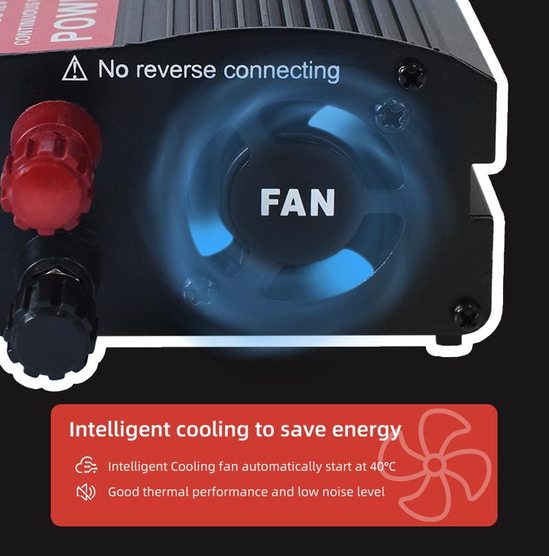 Product Introduction of Biến tần ô tô, Anern, 300W, Biến tần sóng điều chỉnh, Thiết Bị chuyển đổi điện, Thích hợp cho ô tô và sử dụng trên phương tiện, Biến tần chuyển đổi 12V DC sang 220V AC, Tương thích với các thiết bị di động khác nhau 9