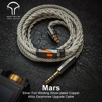 Gambar Yongse x Angelears Mars Grey Silver Foil Winding Silver-plated Copper Alloy Earphones Upgrade Earphone IEM In Ear Monitor Cable dari Bass Audio Official Kota Bandung 3 Tokopedia