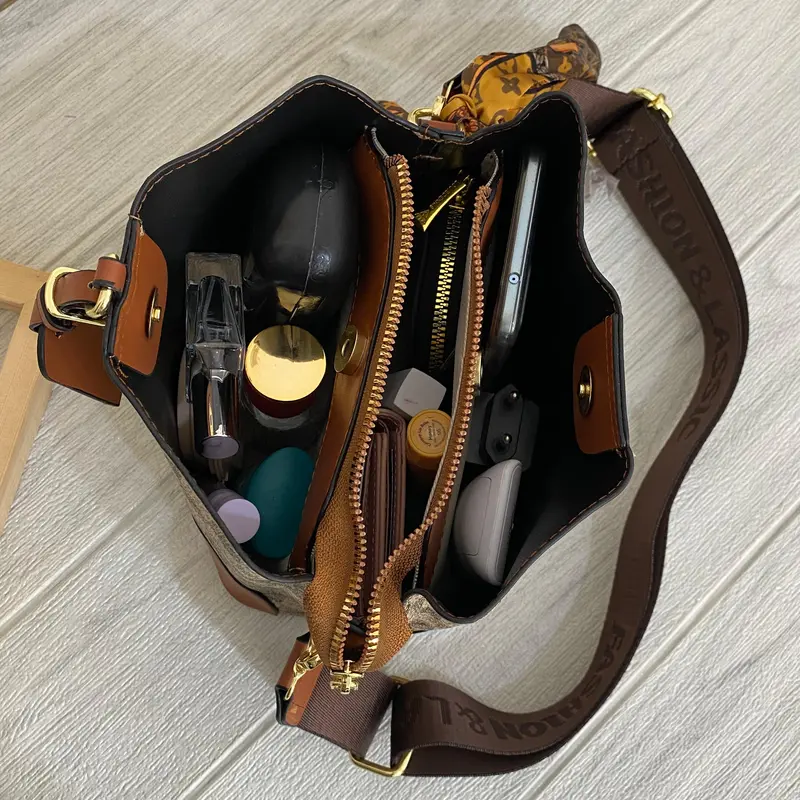 Tas Mewah Tas Slempang Wanita Bucket Bag T84016 6