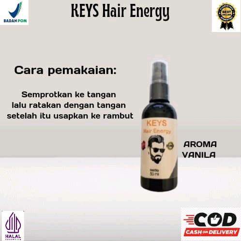 Keys Hair Energy Minyak Rambut Alami Buat Vitamin Rambut Biar Makin Klimis Mengkilau Dan Anti Kering Treatment Rontok Menghitamkan Perawatan Ketombe Haircare Shampoo Pemanjang Kusam Lebat Melembutkan Penghitam 1