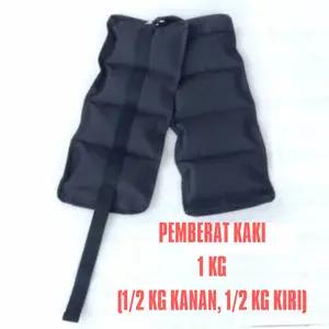 Banding - Bending 1kg - Pemberat Kaki & Tangan 1 kg Isi 2pcs Murah untuk Latihan dan Olahraga
