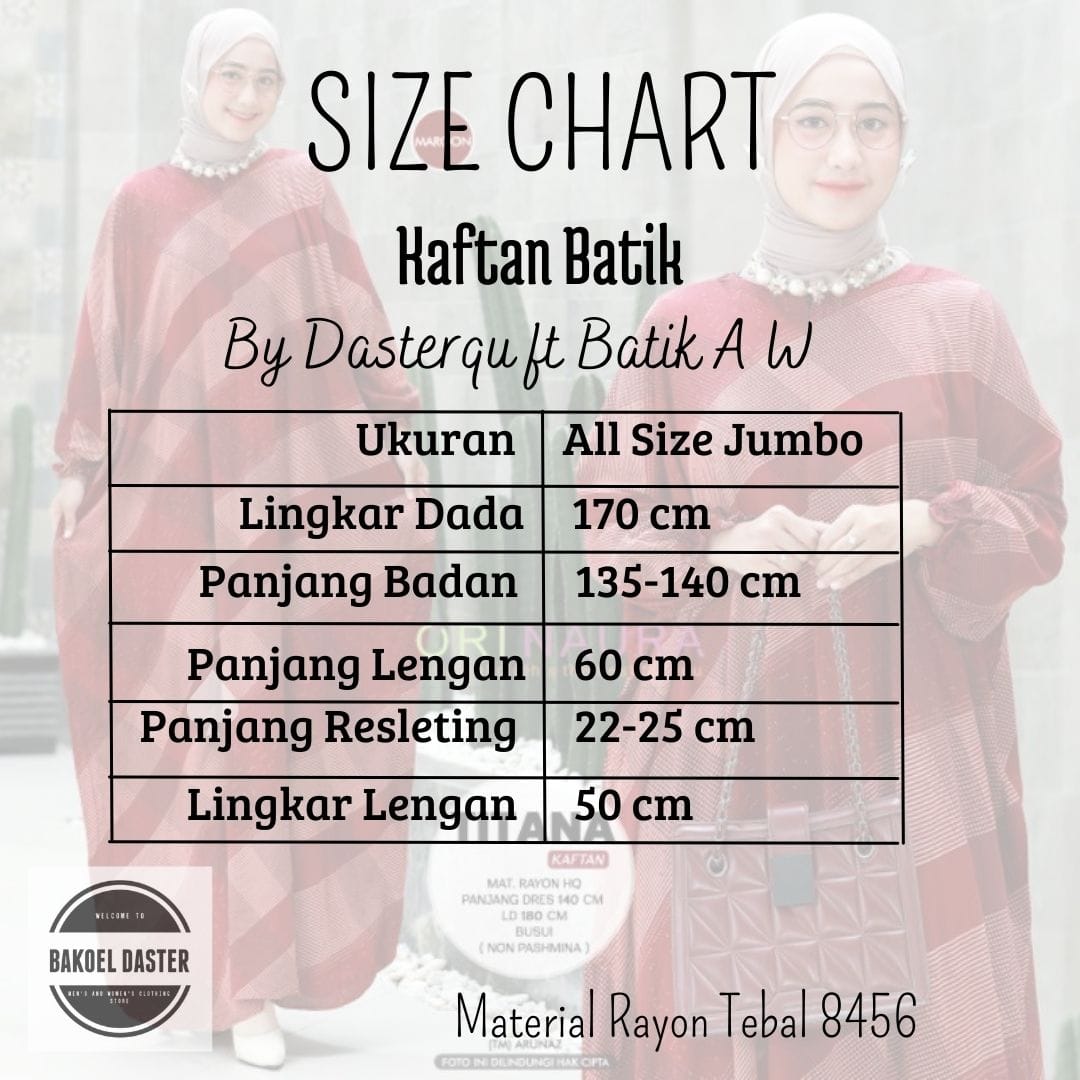 Jingga Kaftan by Daster Qu Gamis Kaftan Rayon Premium Busui Motif Grosir Klamby Baju Muslim Wanita Jumbo