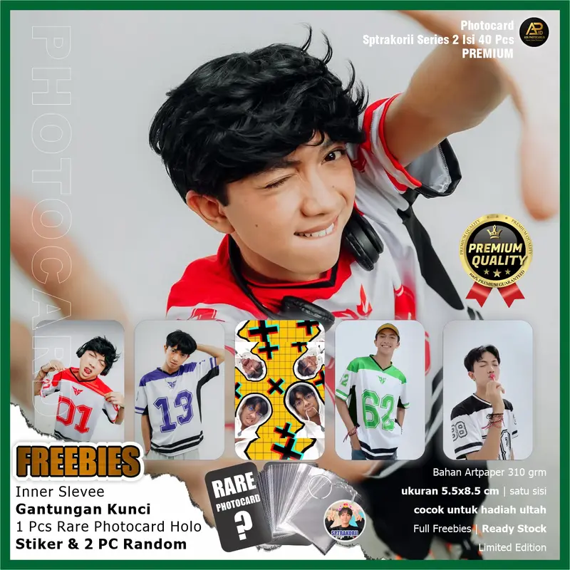 Photocard Sptrakorii Premium Series 1 dan 2 isi 40 Pcs Fanmade | Bonus Ganci, Rare Card, 2 PC random, Stiker dan Iner Sleeve | Bisa COD, Langsung kirim 0