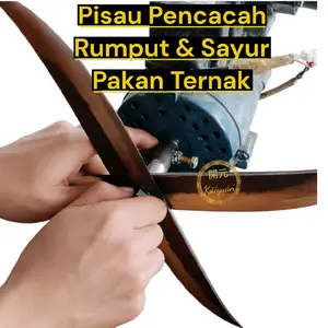 Pisau Pencacah Rumput Sayur 25cm untuk Pembuatan Pakan Ternak Mesin Pencacah Rumput