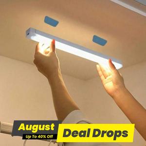 USB Rechargeable Wireless Cabinet Light, LED Smart Human Body Sensor LED Light, Magnetic Self-adhesive Wardrobe Light for Dresser Room Kitchen Table