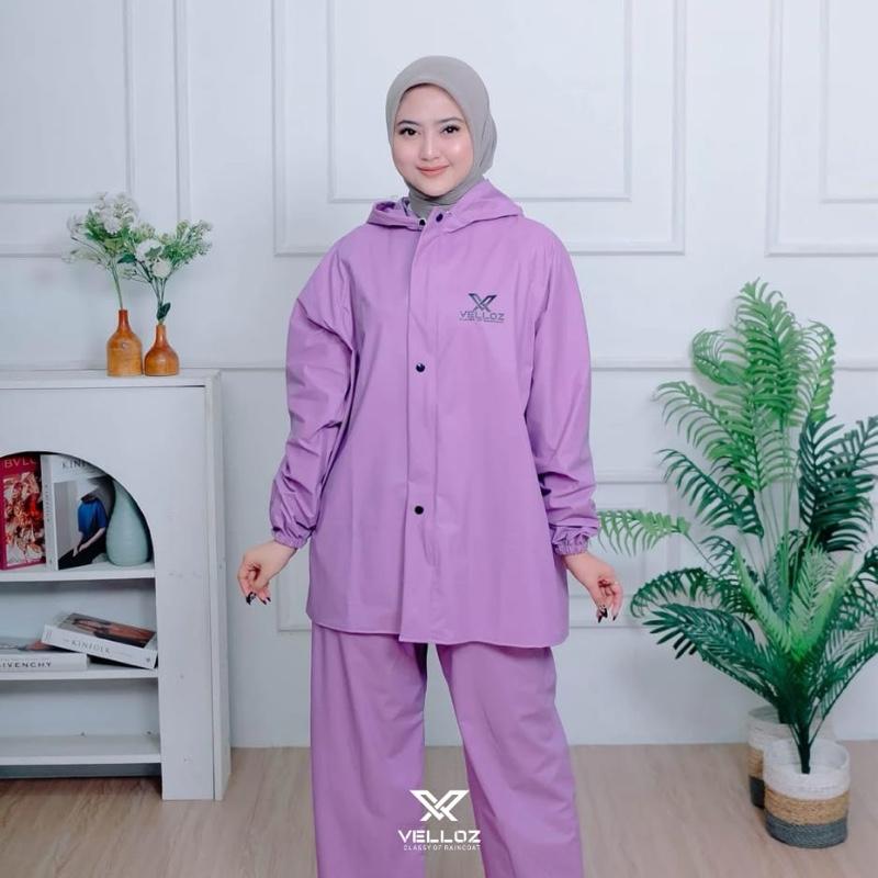(PAKET HEMAT COUPLE) BELI 2 JAS HUJAN COUPLE Lebih Hemat Terbaik Pria Wanita Bahan Tebal Elastis Anti Rembes 8