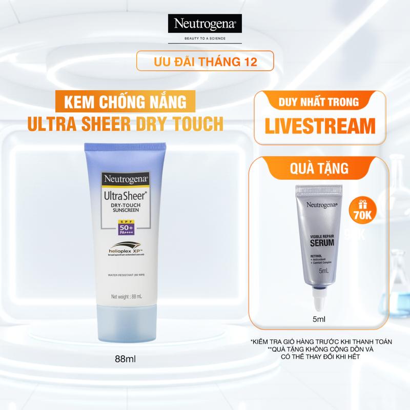 Kem chống nắng Neutrogena U.S Dry Touch SPF 50 88ml - Sunscreen | Sun Cream | Chăm Sóc Da | Dưỡng da Nữ