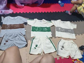 Product Review of (80-130cm) 0-6yrs Terno Short Sleeved Baby Kids Terno Set Outfit For Boy Girl T-Shirt Shorts Shirt Shorts Pattern Casual Pullover Children Suits Sando Sleeveless Nightwear Sleepwea R from a**7 0