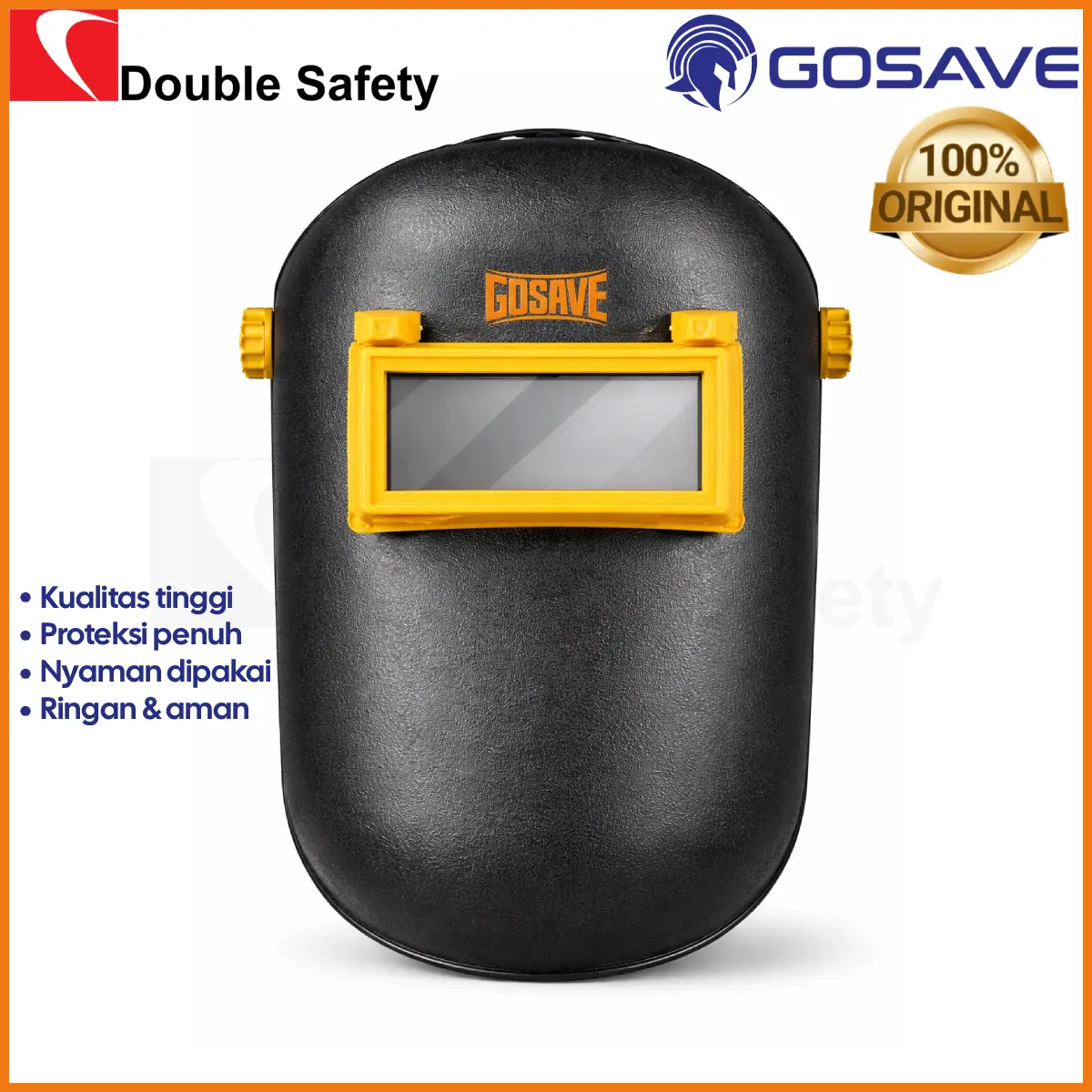 GOSAVE WELDING MASK WITH RACHET Topeng Las Adjustable EN175:1997
