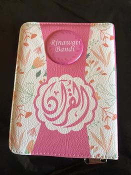 Product Review of Al-Quran Custom Nama & Cover Terjemah Ukuran A6 Kaleb Resleting Bonus Pin Alquran from R**y 2
