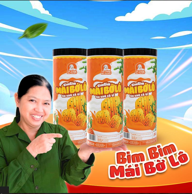  Snack Bim Bim  Mái Bờ Lô tặng 1 gói Sashimi - Ăn Cùng bà Tuyết Đồ Ăn Vặt Việt Nam M38 