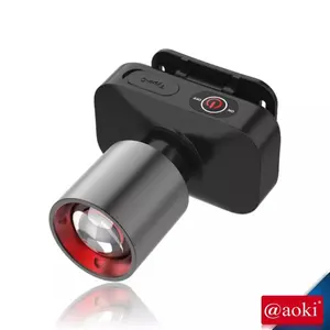 SENTER KEPALA LED DUTRON ZOOMY BEAM - ZOOM LASER JARAK JAUH - TAHAN LAMA - BAHAN ALMUNIUM ALLOY - CHARGER TYPE C