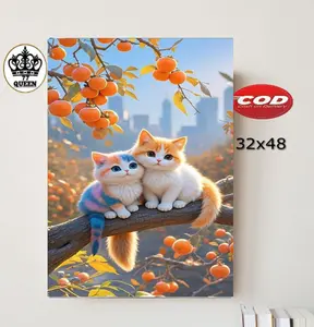 POSTER GAMBAR KUCING/POSTER DINDING GAMBAR KUCING/POSTER DINDING TEMA KUCING/PAJANGAN DINDING RUMAH/