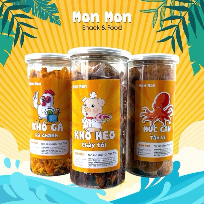 Khô Gà, Khô Heo, Mực Cán Tẩm Vị - Monmonfood