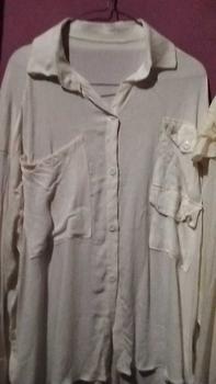 Product Review of Blouse Atasan Wanita Murah Baju Casual Panjang Wanita Kemeja Kantor Part I from D**e I**k 0