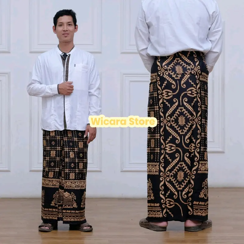 Rok Sarung Santri Pria Dewasa Wanita Muslim Motif Terbaru Batik aceh 2