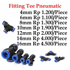 Fitting Pneumatic Tee PE Slip Lock SELANG MPE
