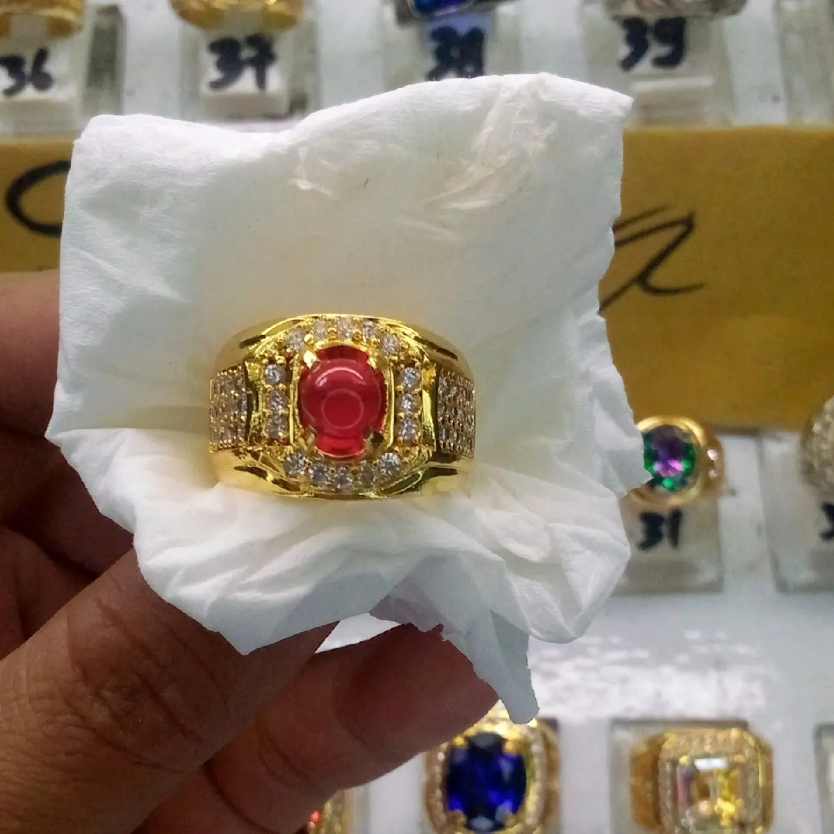 cincin naturql terlaris laki laki