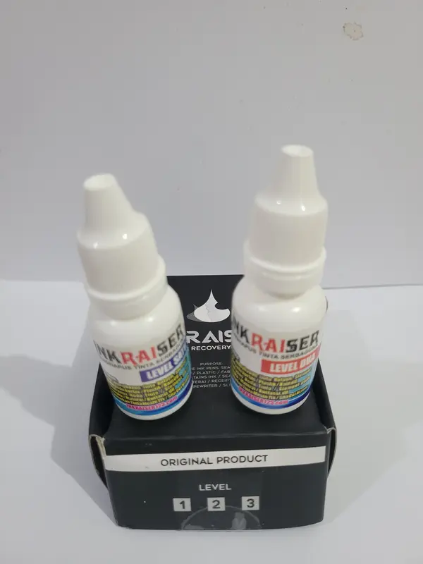 Penghapus Tinta INKRAISER toner Stempel Print Ketikan Putih Plastik Cairan Mesin Printer 4