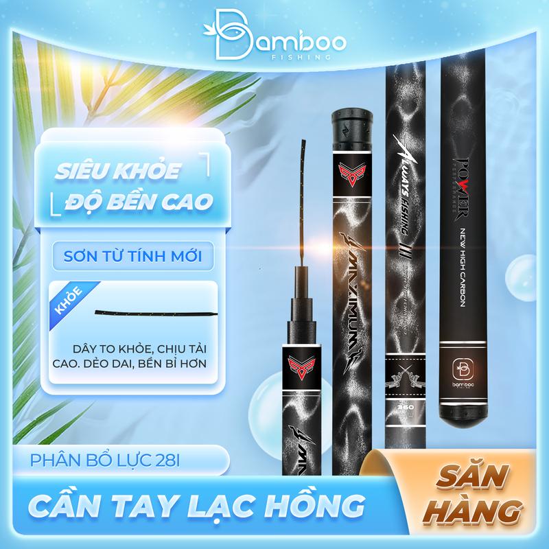 Cần tay Bamboo Lạc Hồng Chuyên Câu Cá Săn Hàng, Tổng Hợp 2024 ( Có Hộp )