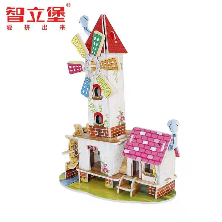 Puzzle 3D Karton Kualitas Premium untuk Melatih Kembang Otak Anak - Toys, Games 2
