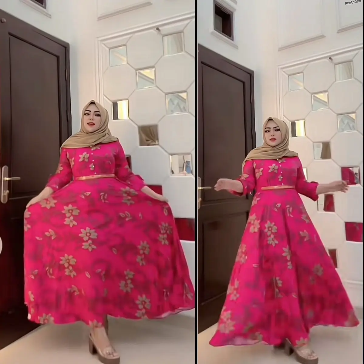 gamis hindi daffa terviraL Dress Maxi