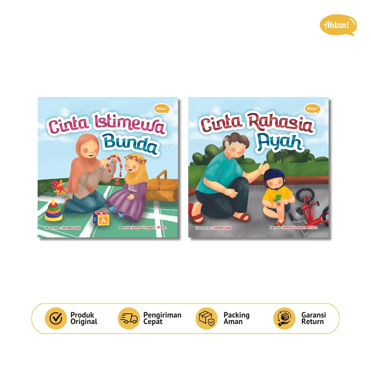 Paket Untuk Anakku Tercinta: Cinta Istimewa Bunda, Cinta Rahasia Ayah (Set)
