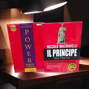 Paket 2 Buku 48 Law of Power+ Buku Il Principe Pedoman Para Diktator(isi 2 Buku Best Quality)