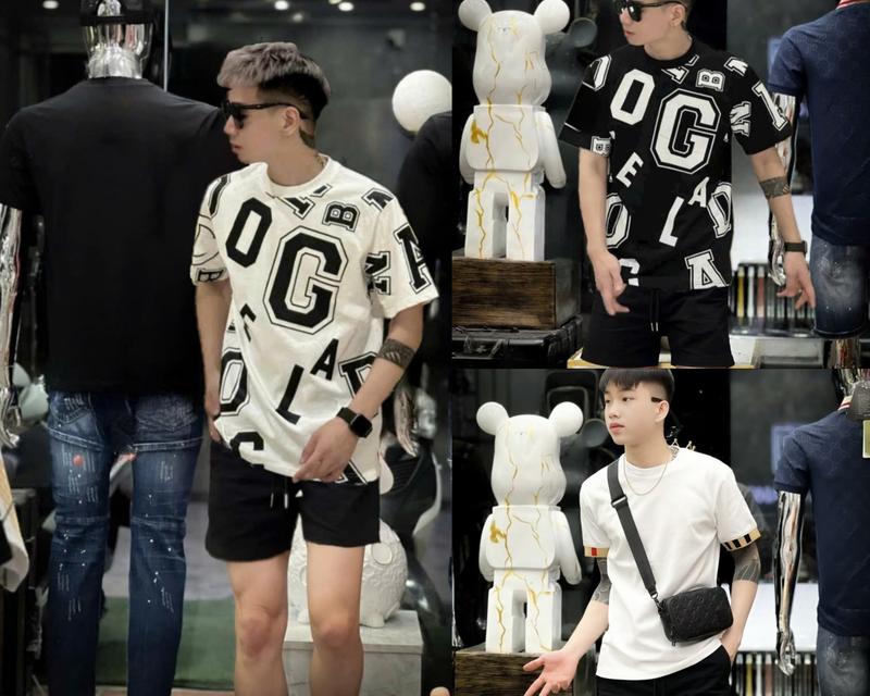 [ MUA ÁO TẶNG QUÀ ] Áo thun nam nữ unisex tạo kiểu thêu túi , in chữ , bo tay boy phố phong cách . Chất vải cotton lạnh thoáng mát , form dễ phố đồ Menswear Cổ Tròn