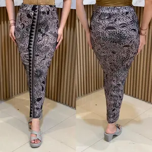 Kamen Jadi Rok Lilit Tinggal Pakai Bahan Moscrep Melar Full Stretchy Motif Jasmine Bawahan Wanita Tradisional