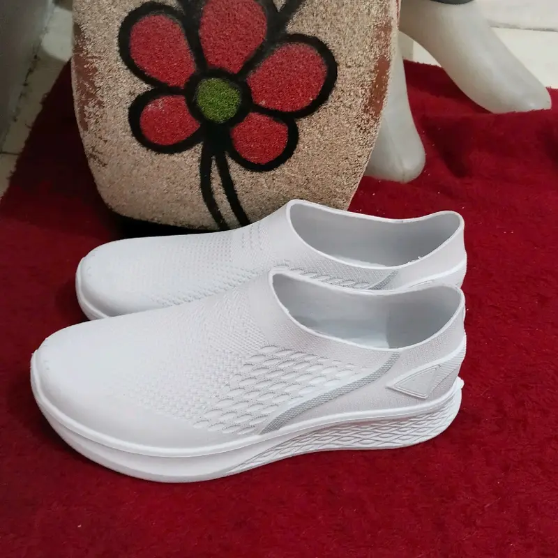 Sepatu ATT AWP 777 PUTIH, SEPATU KARET PRIA, SEPATU SLIP ON 0