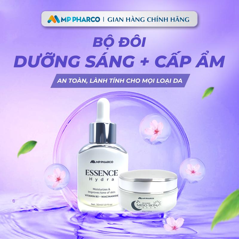 [K60a] [Nâng Tầm Làn Da] Bộ Đôi Hỗ Trợ Dưỡng Sáng, Cấp Ẩm - Serum B5 & Kem Dưỡng Meso Chăm Sóc Da Toàn Diện