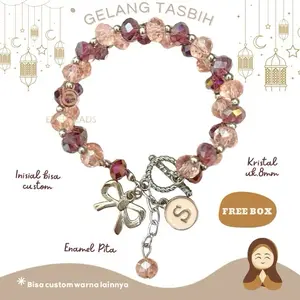 Gelang Tasbih 33 Butir Pembatas Butiran Cantik | Free Box Bracelets
