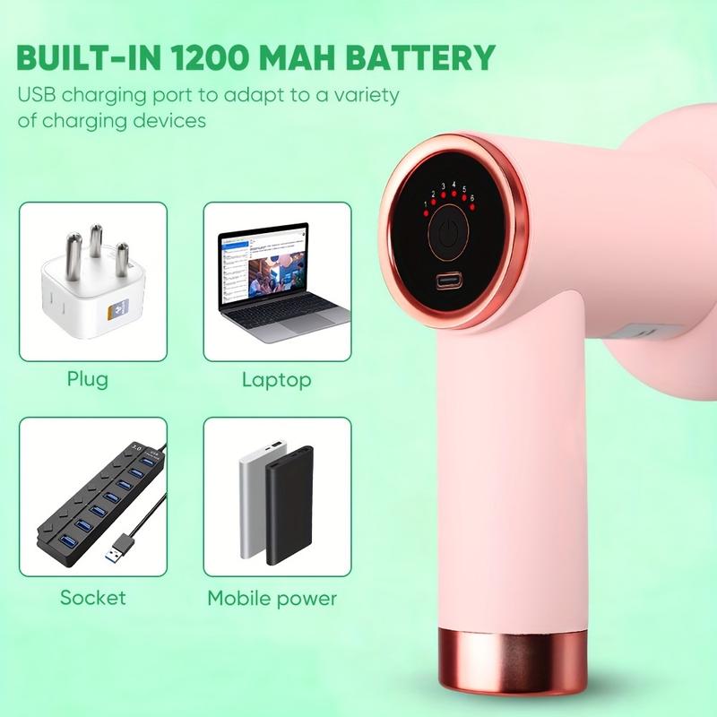 Product Introduction of Máy mát xa cơ thể bằng điện đa chức năng, mát xa mục tiêu cho bụng, chân và eo, có thể sạc lại USB cầm tay và di động để thư giãn toàn thân, quà tặng ngày lễ, 8