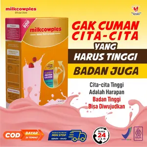 Milkcowplus Susu Peninggi Badan 500g Full Cream Kaya Kalium Vitamin D & Iodin untuk Pertumbuhan Tulang dan Gigi Anak Remaja Dewasa