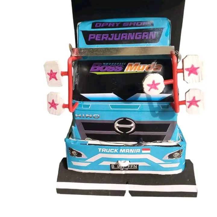 stiker mobilan miniatur trek Hino preasi 02u 5