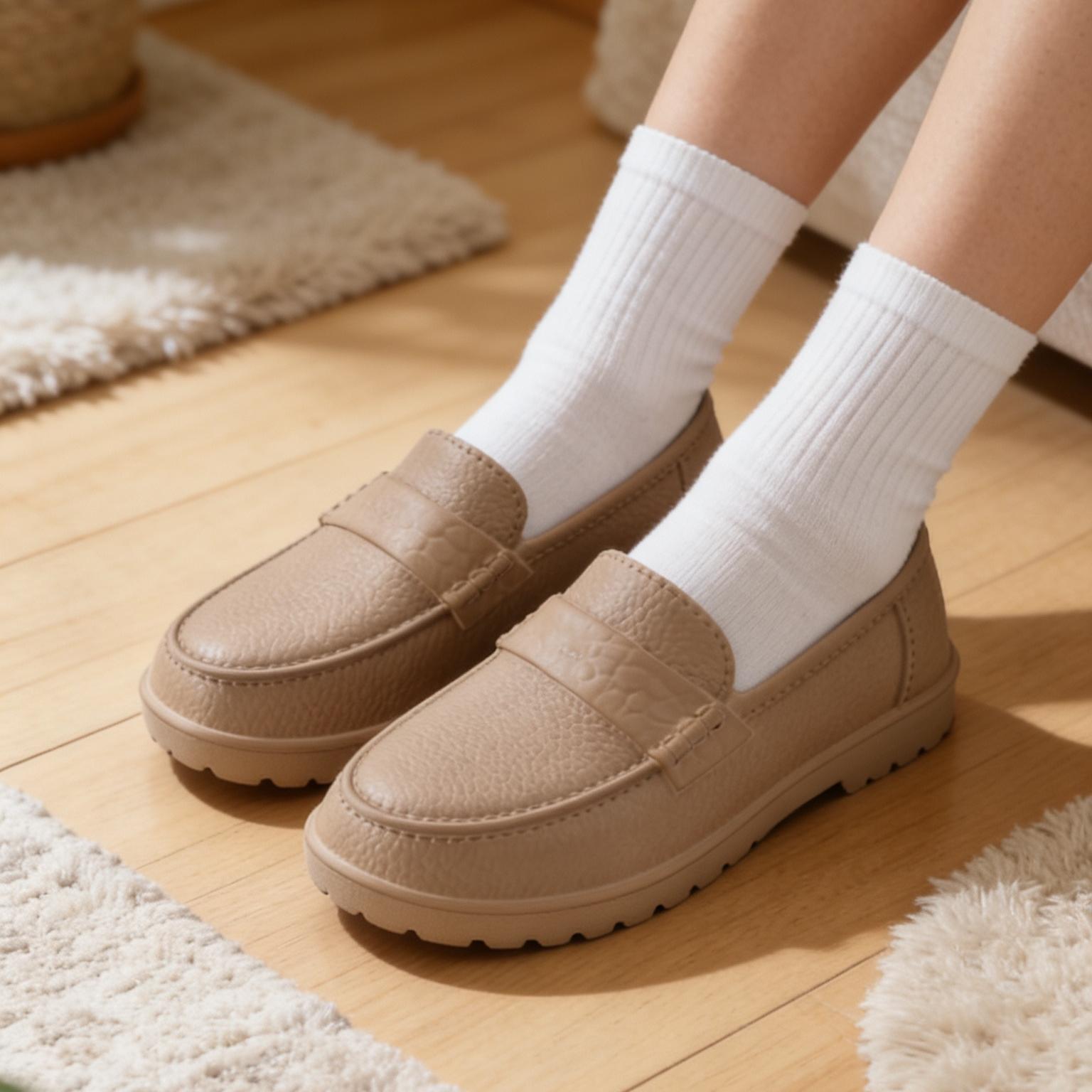 TEFANSY sandal wanita Anti Slip wanita outfit sandal Sandal Wanita Klasik Minimalis Sepatu loafer 2026 new Shoes Bahan EVA & Sol Karet Empuk Flat Sendal TEFANSY sandal wanita Anti Slip wanita outfit sandal Sandal Wanita Klasik Minimalis Sepatu loafer 2026 new Shoes Bahan EVA & Sol Karet Empuk Flat Sendal