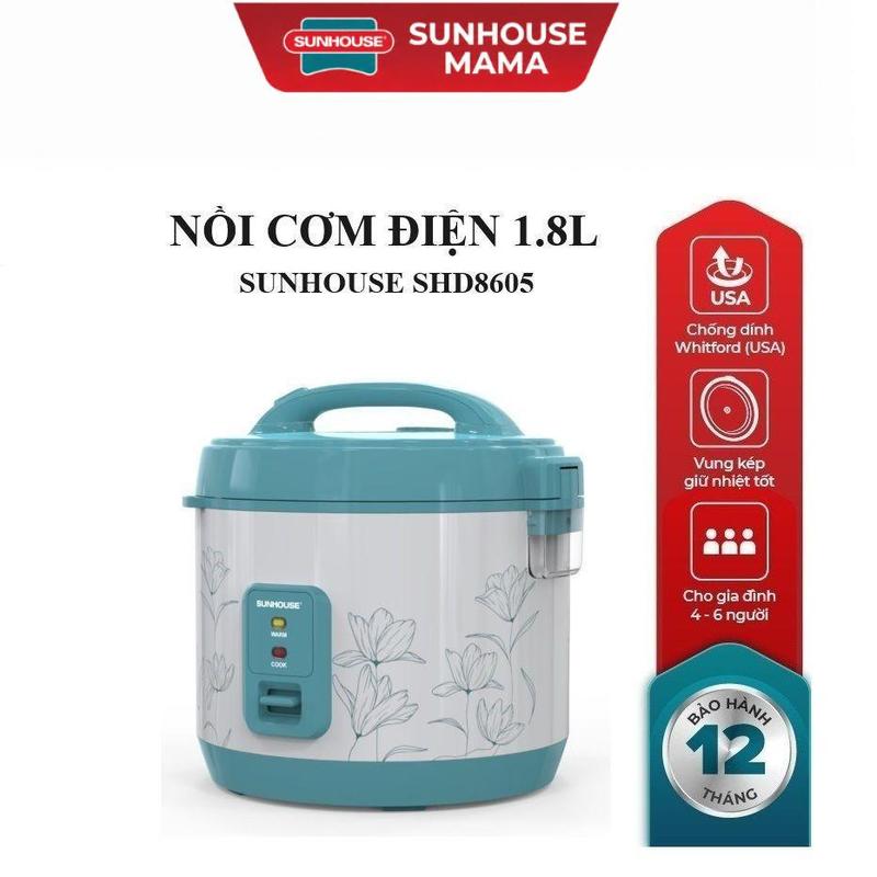 Nồi cơm điện 1.8L SUNHOUSE SHD8605