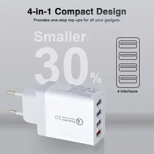 35W PD TYPE-C Kepala Charger Quick Charging USB C Dual USB Fast Charge Travel Adaptor Quick 3.0