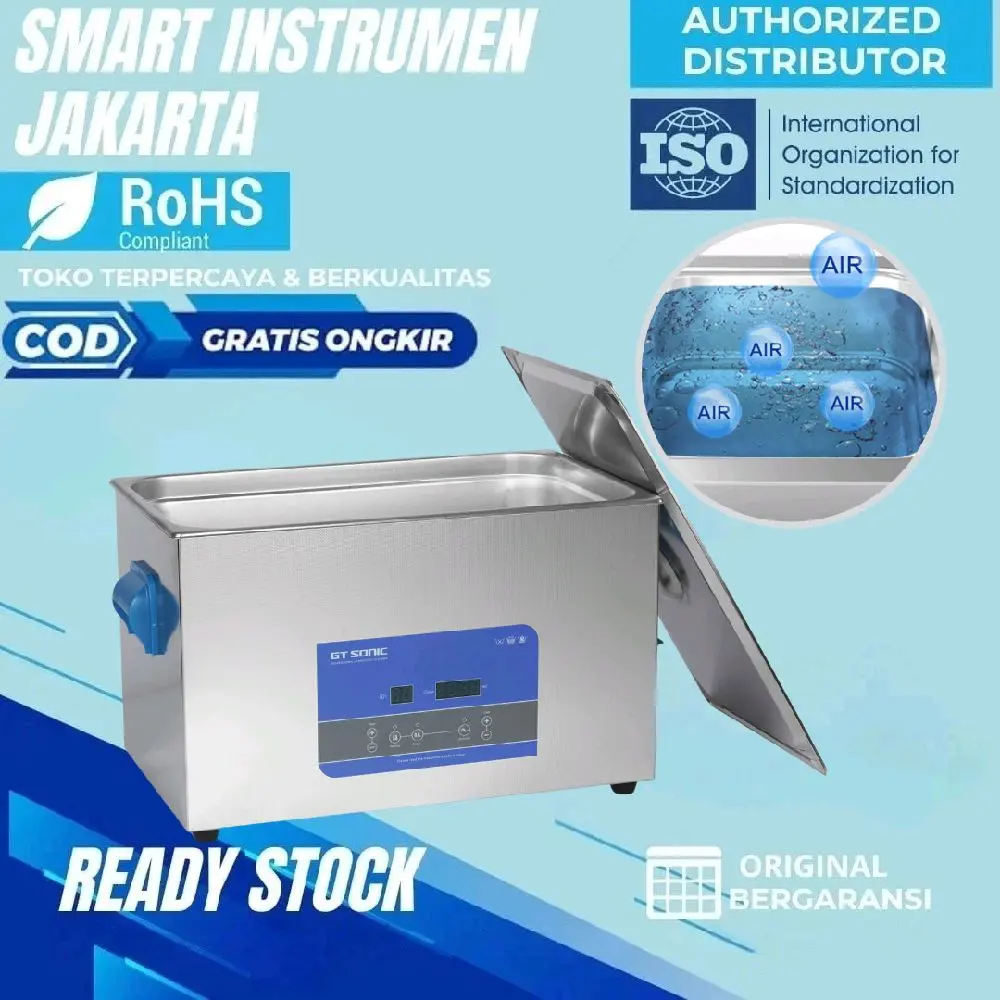 20-Liter  Ultrasonic Cleaner GT Sonic R20 Degas Digital Pembersih Ultrasonik