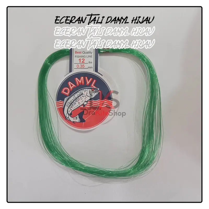 ECERAN Tali Senar DAMYL Hijau 0