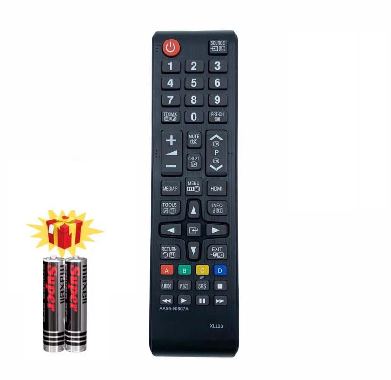 Remote Điều Khiển Tivi SS Mã 00607A, điều khiển tivi SS- tặng kèm pin