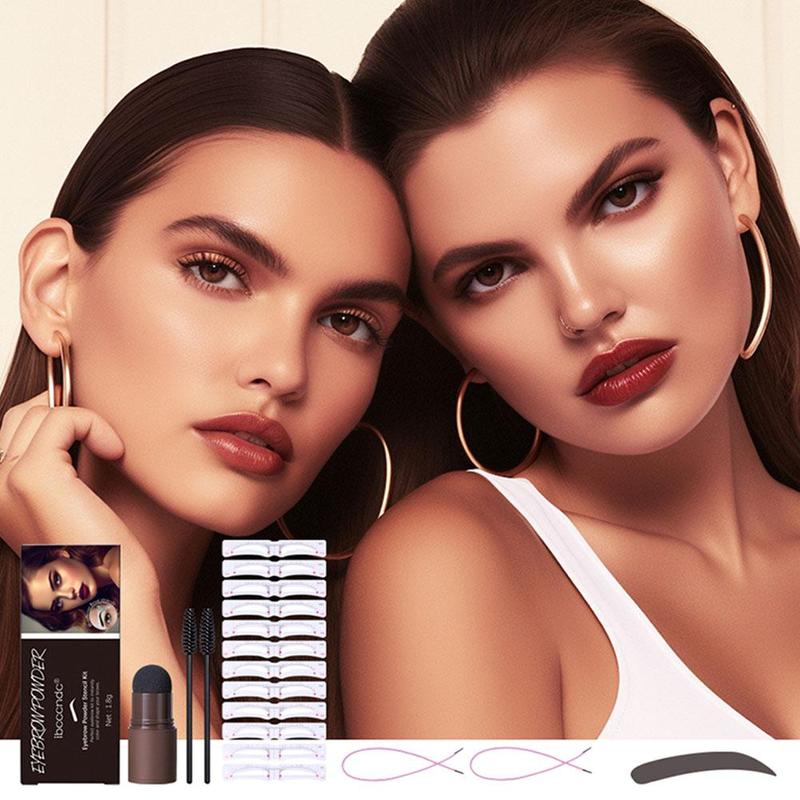 Product Introduction of Eyebrow Powder Set Waterproof Long Lasting Soft Mushroom Head Eyebrow Styling Makeup 25