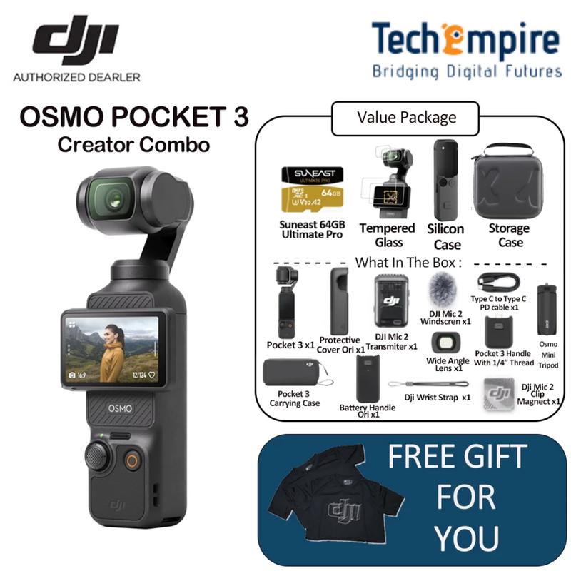 DJI Pocket 3 - Handheld 1-Inch CMOS & 4K/120fps | 3-Axis | 2-Inch ...
