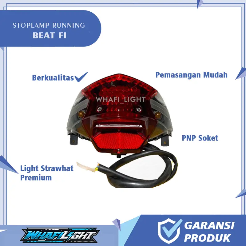 Stoplamp Running Beat FI 2014-2016 - 10 mode (manual/otomatis) PNP 4
